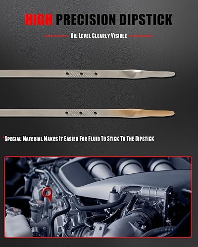 Miniatura 38 de CCIYU L3G6-10-450F - Varilla de aceite de motor de repuesto para Mazda 3 2012-2015 para Mazda 5 2011-2013 para Mazda 6 2010-2012 para Mazda CX-7 Dip