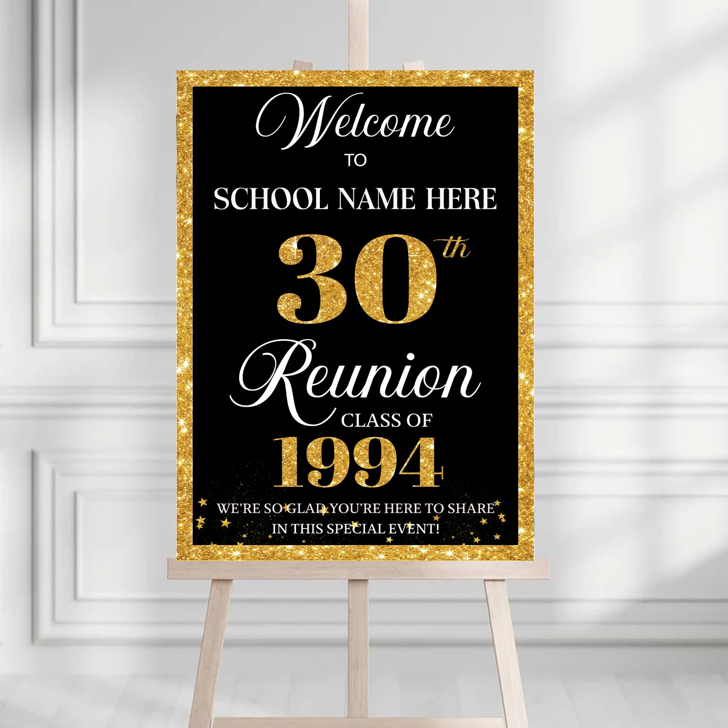 Reunion Letrero Recuerdos De La 50.ª Reunión De La Escuela Secundaria