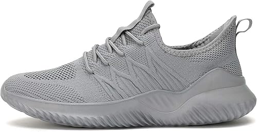 Miniatura 4 de Zapatos deportivos para correr para hombre, zapatillas sin cordones para caminar, ligeros, transpirables, informales, con suela suave, entrenadores