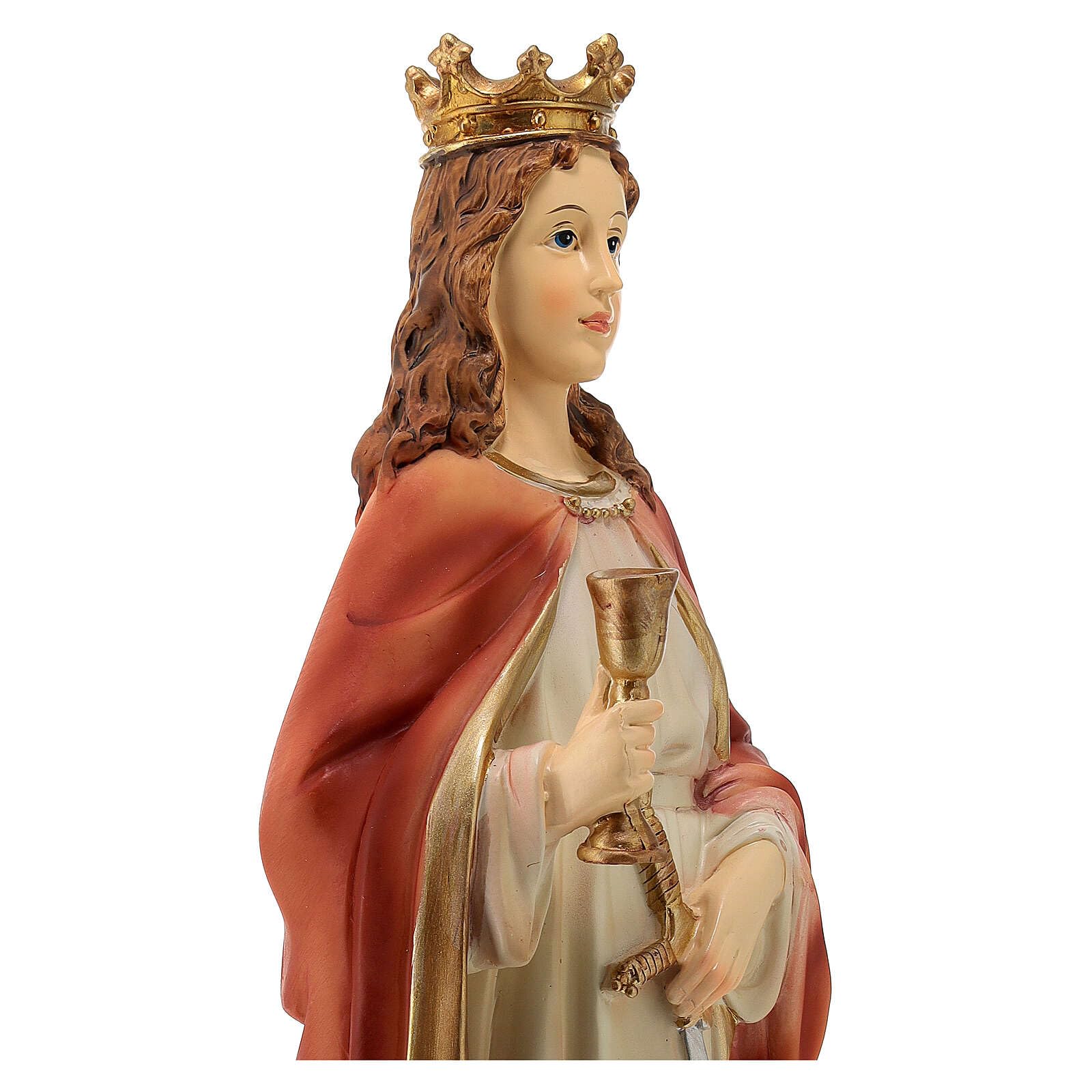 Holyart Statues en résine et PVC: Statue Sainte Barbe 40 cm résine