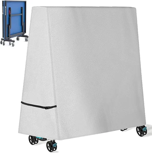 Ping Pong Table Cover 600D Heavy Duty Waterproof for Outdoor & Indoor Foldable 9 x 5 FT Folding Table Tennis Tables