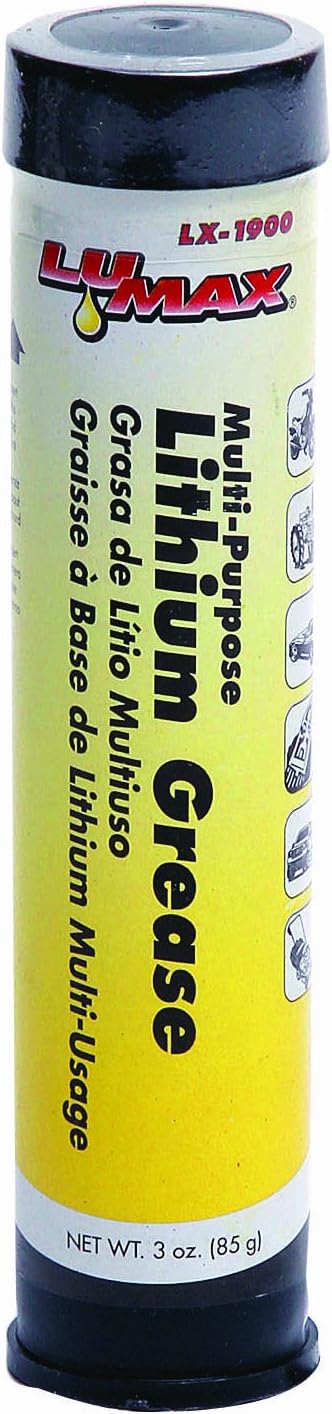 LX-1900 Amber Multi-Purpose Lithium Grease Cartridge - 3 oz. Heavy-Duty, Lithium-Base Grease is Ideal for Most Agricultural, Automotive and Industrial Applications.