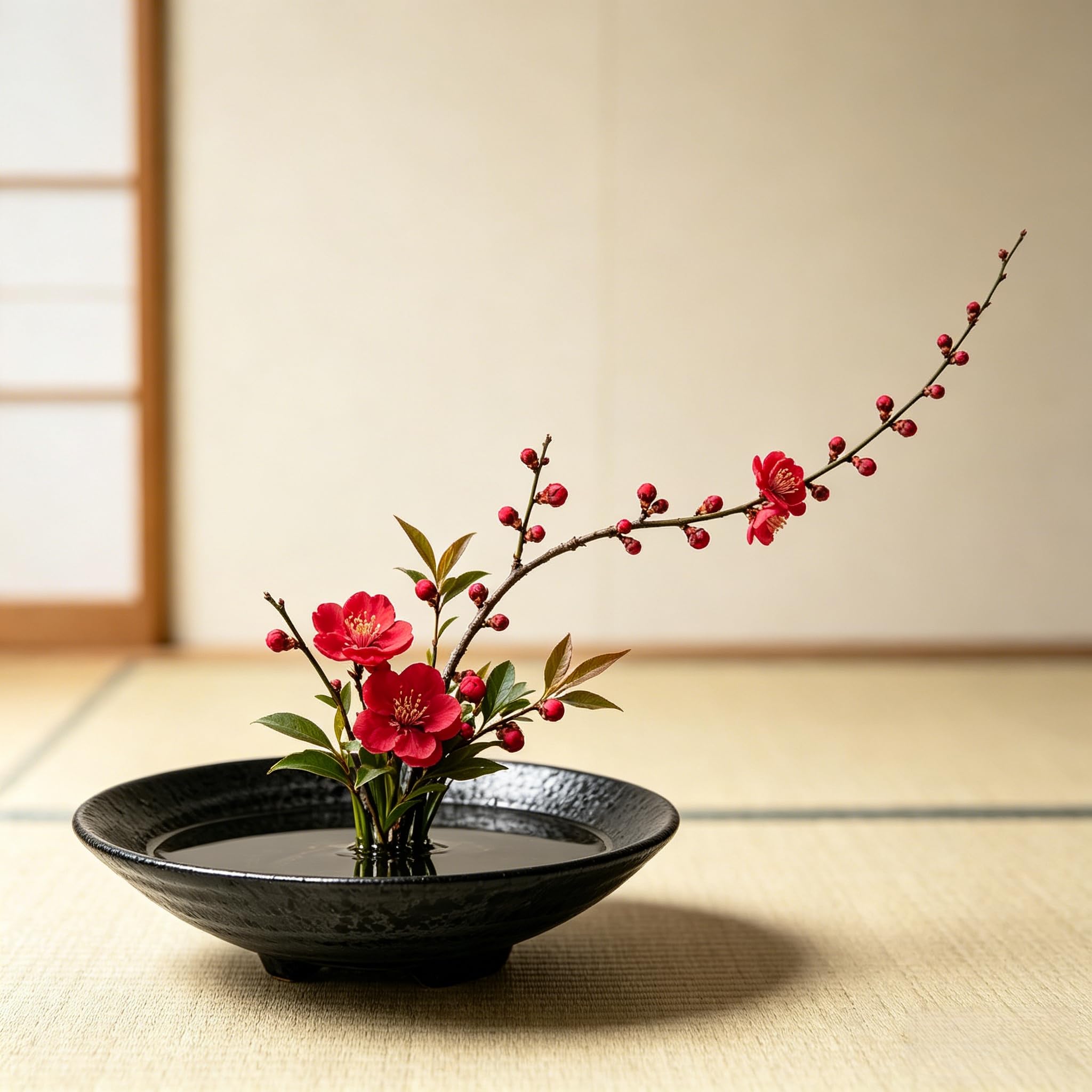 Eggone 6.7inch Japanese Ikebana Vase Kit Floral Frog Bowl Flower