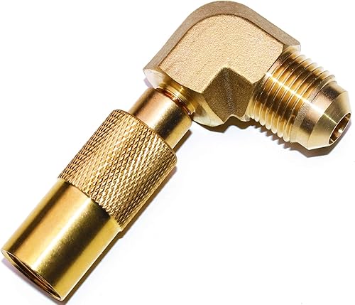 DOZYANT Adaptador de codo de propano con manguera de extensión de propano macho de 38 pulgadas para parrilla de campamento Blackstone de 17 pulgadas