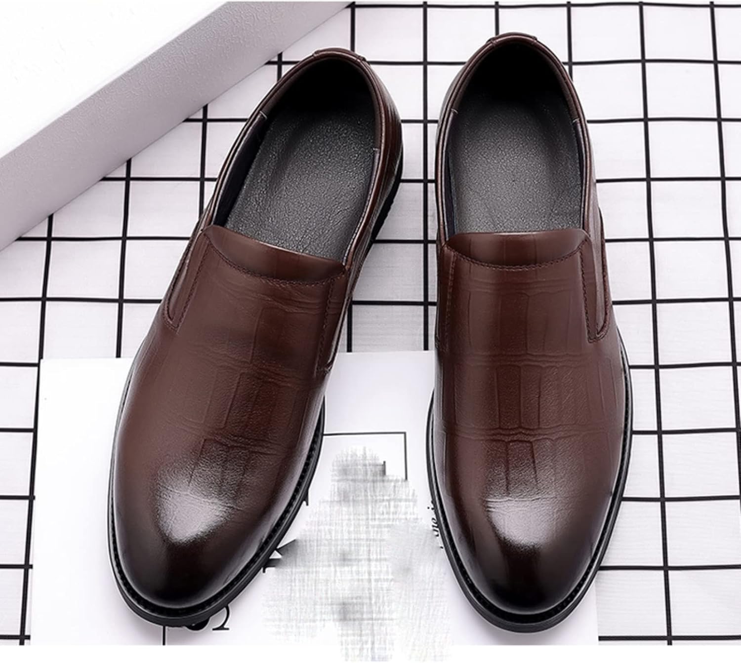 [IJGE] ゴルフ靴 メンズ 防滑ソール カジュアルシューズ 防滑 軽量ゴルフシューズ スポーツシューズ ゴルフシューズ 本革 通