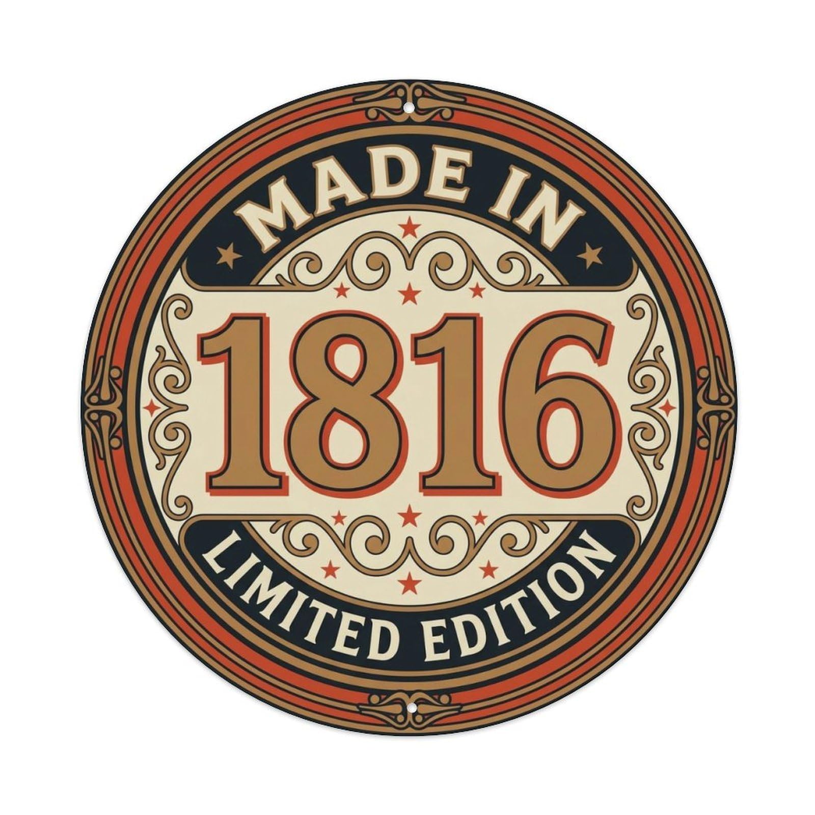 Okahys 8X8inch(20X20cm) Made In 1816 Limited Edition Metal Tin Sign