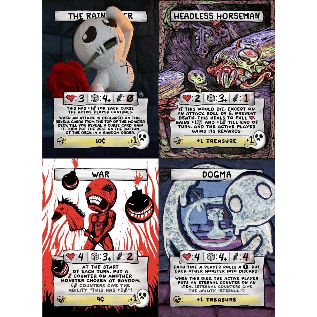 Amazon.com: Maestro Media The Binding of Isaac: Four Souls: Alt Art Booster  MINI-Expansion