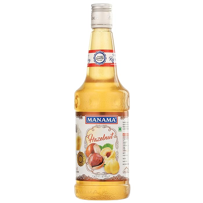 Buy Manama Hazelnut Fruit Flavoured Syrup for Mocktails and Dessert