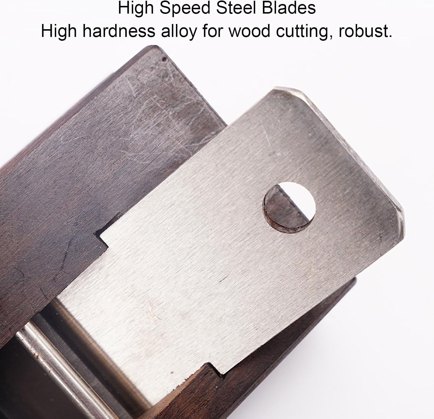 Professional Rabbet Planer Hand Tool Adjustable 45° 60° Angle Woodworking Plane for Smooth Trimming and Precision Wood Crafting with Ebony Wood Handle and High Speed Steel