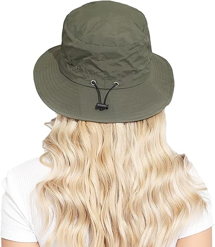 Miniatura 3 de Sombrero de pescador impermeable plegable para mujer, sombrero de sol con protección UV para hombre