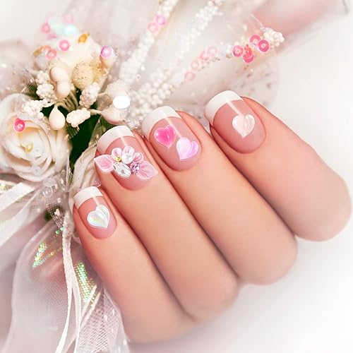 Miniatura 7 de PAGOW 60 dijes de uñas 3D dijes de arte de flores gemas de diamantes de imitación perlas de cristal decoración de diseño accesorios de joyería