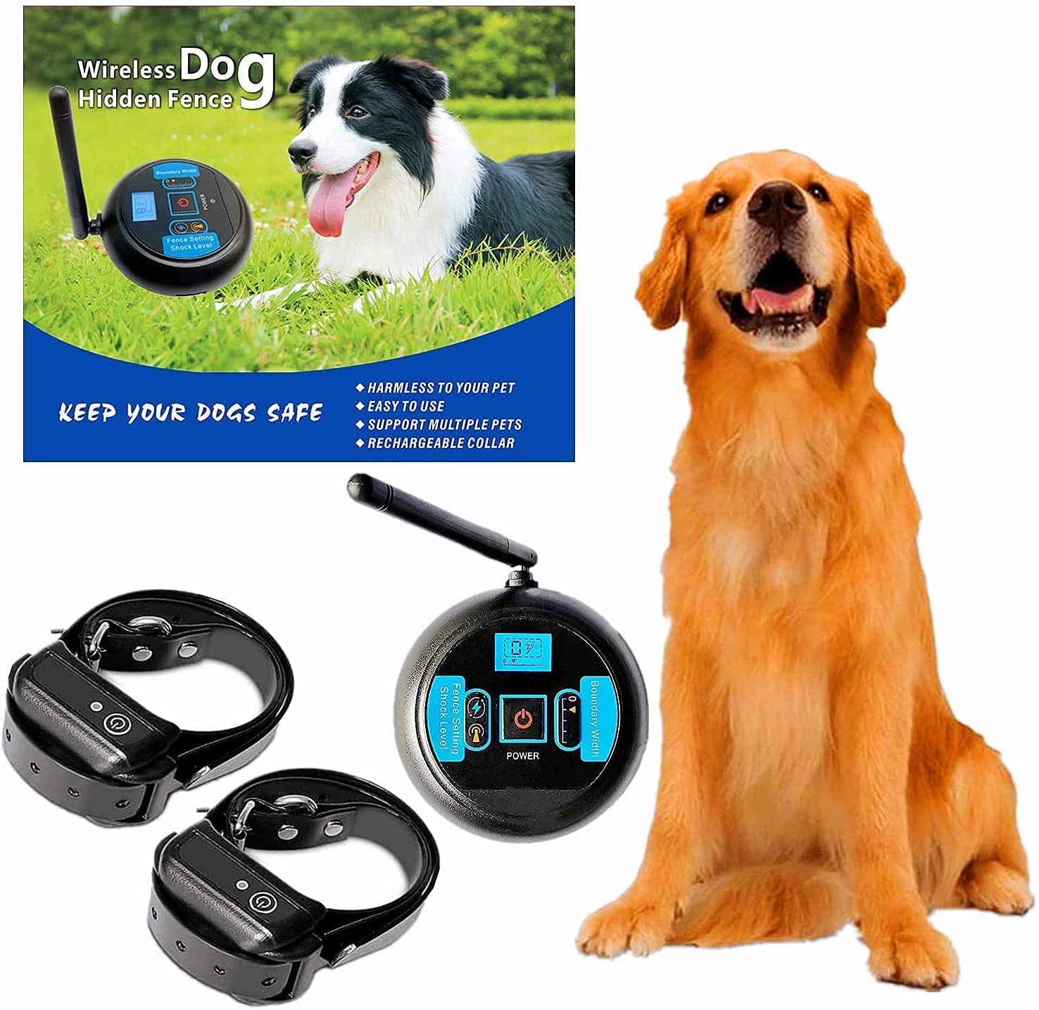 Buy YANCEN Wireless Dog Fence Pet Containment System, Dog Wireless