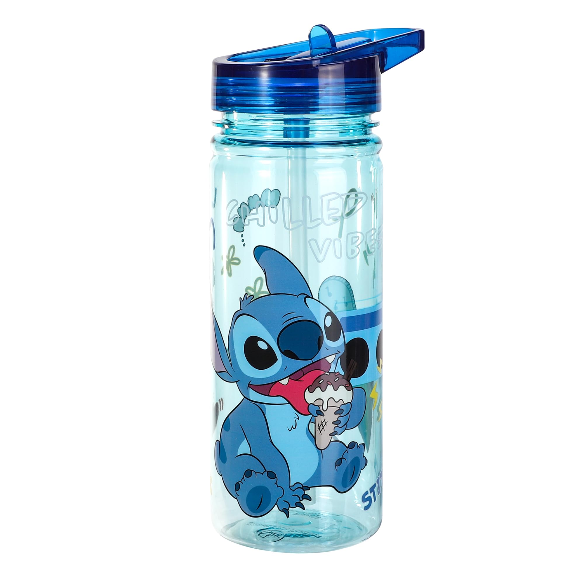 Disney Stitch Kids Childrens 580ml Ecozen Reusable Water Bottle, BPA Free