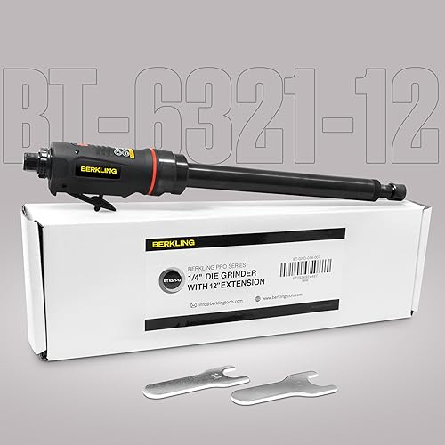Miniatura 7 de BT 6321-12 - Molinillo de troquel de aire recto de 12 pulgadas de extensión extra larga de 14 pulgadas, grado profesional, resistente, variable de