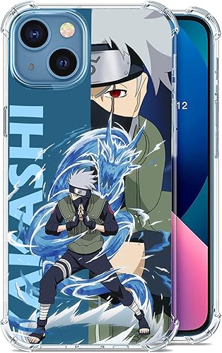 Miniatura 2 de Funda para iPhone 15 Pro Max Anime (Anime-kkx), TPU transparente a prueba de golpes para niños y niñas, funda protectora para teléfono celular con 4