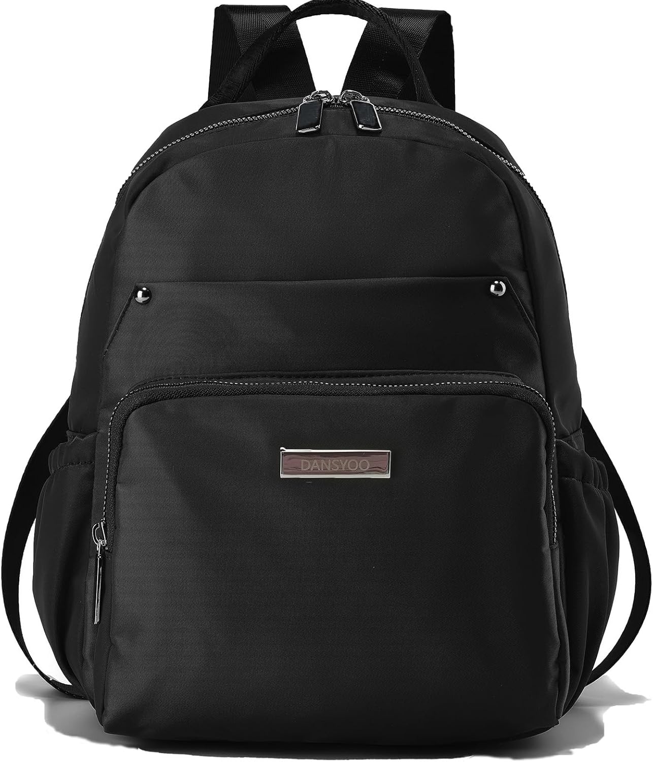 Backpack Purse for Women Multipurpose Design Handbags Ladies Shoulder Bags Lightweight Daypack Black