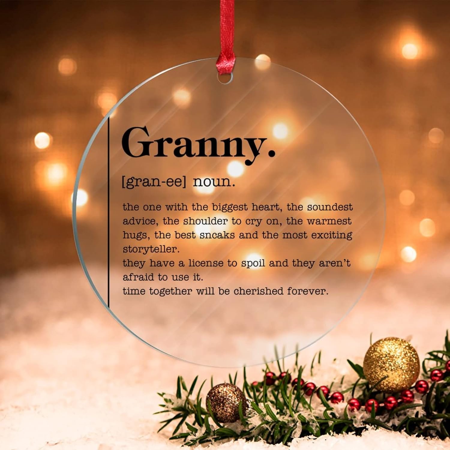 Granny Noun Definition Tree Decoration Ornament Granny