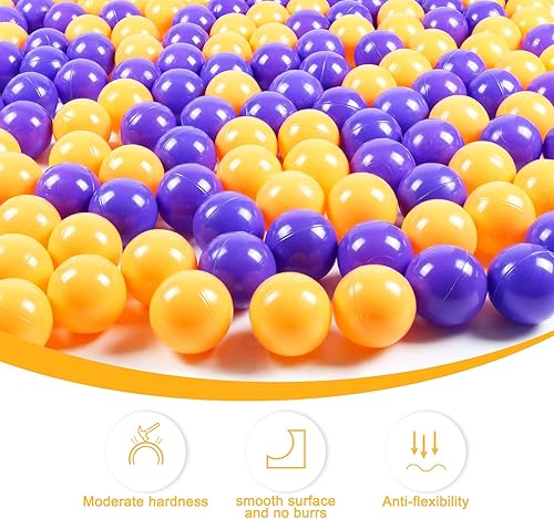 Miniatura 6 de 100 Ball Pit Balls, Balls for Ball Pit 2.36inches Phthalate&BPA Free Plastic Ocean Colour Play Balls for Kids Toddlers and Babys