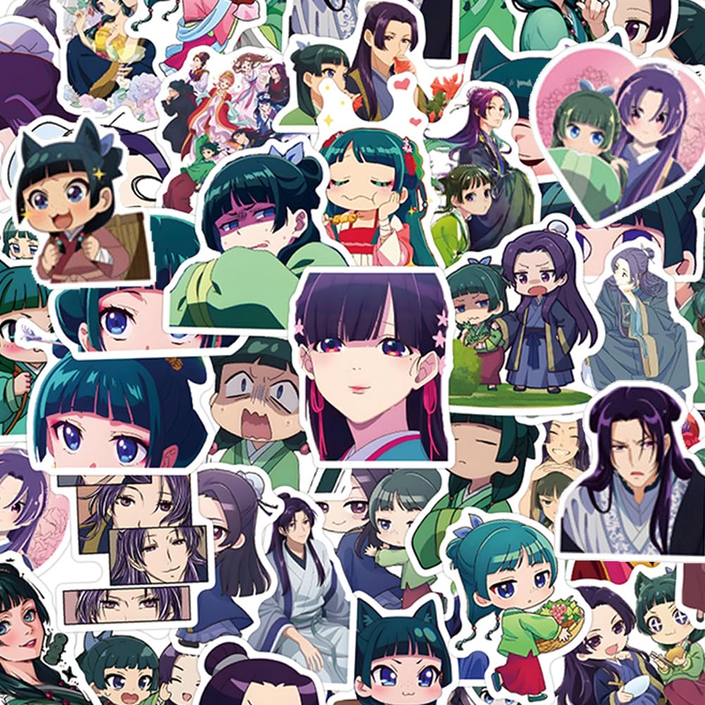 Amazon.co.jp: 120枚入り 薬屋のステッカーセット アニメキャラクター