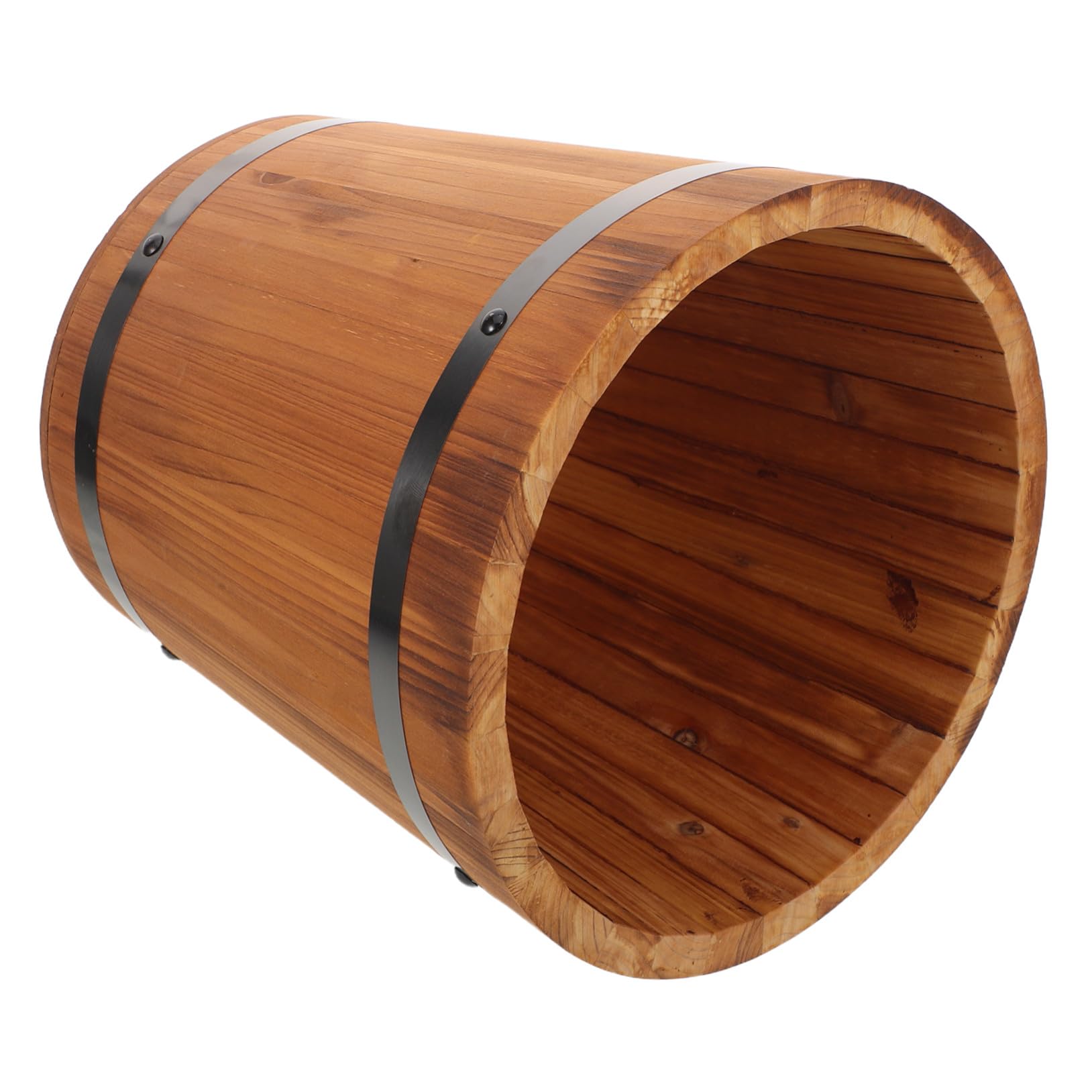 Distributeur à riz en bois Alipis pour une cuisine organisée et chaleureuse