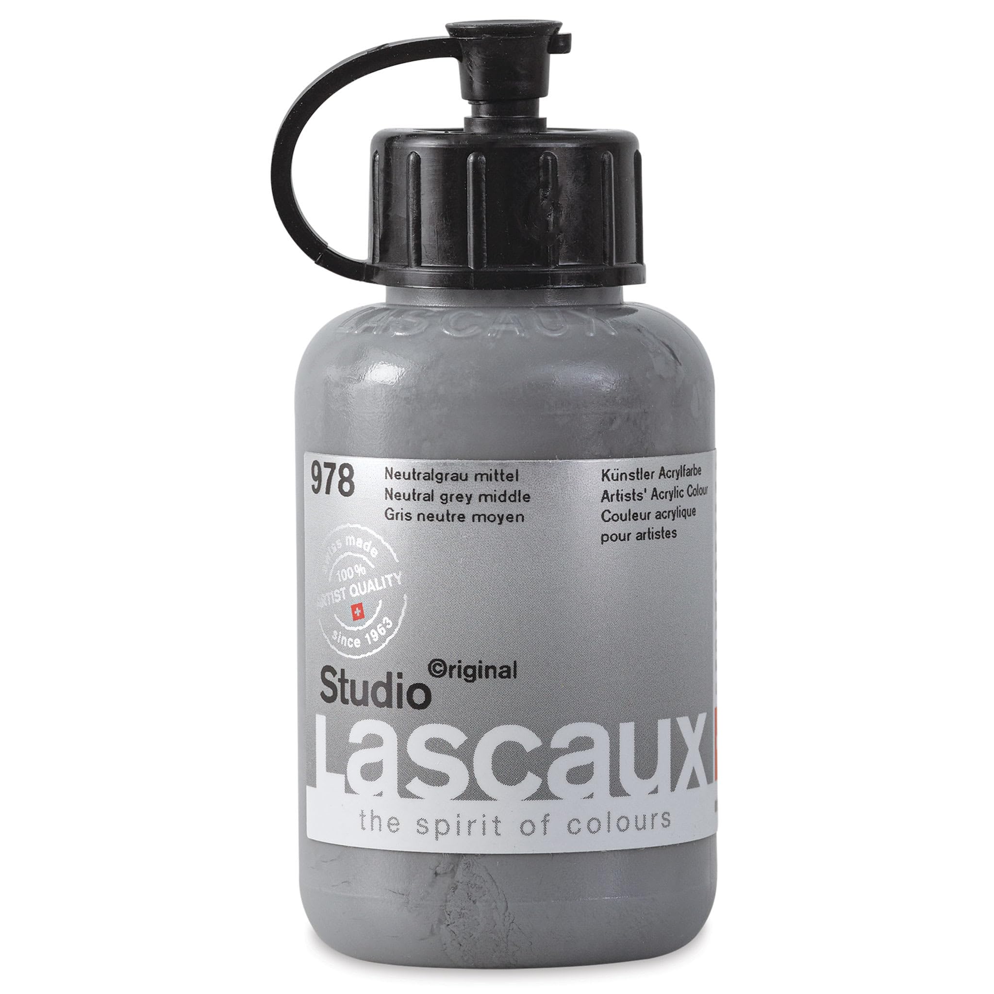 Lascaux : Studio Acrylic : 85ml : Neutral Grey Middle