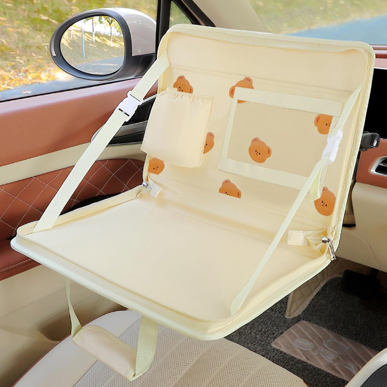 Car Seats Hanging Storage Bag Pouchs Multiple Compartments for Travel Essential Road Trips Driver& Passenger Convenience
