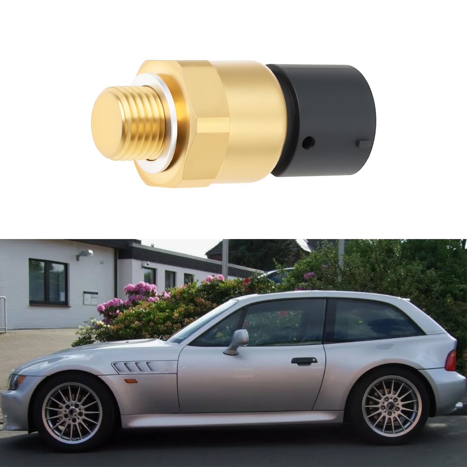 Interruptor de Temperatura del Ventilador del Radiador M14 X 1,5 de 3 Pines Compatible con BMW Z3 E30 Serie 3 5 7 8 61311378073