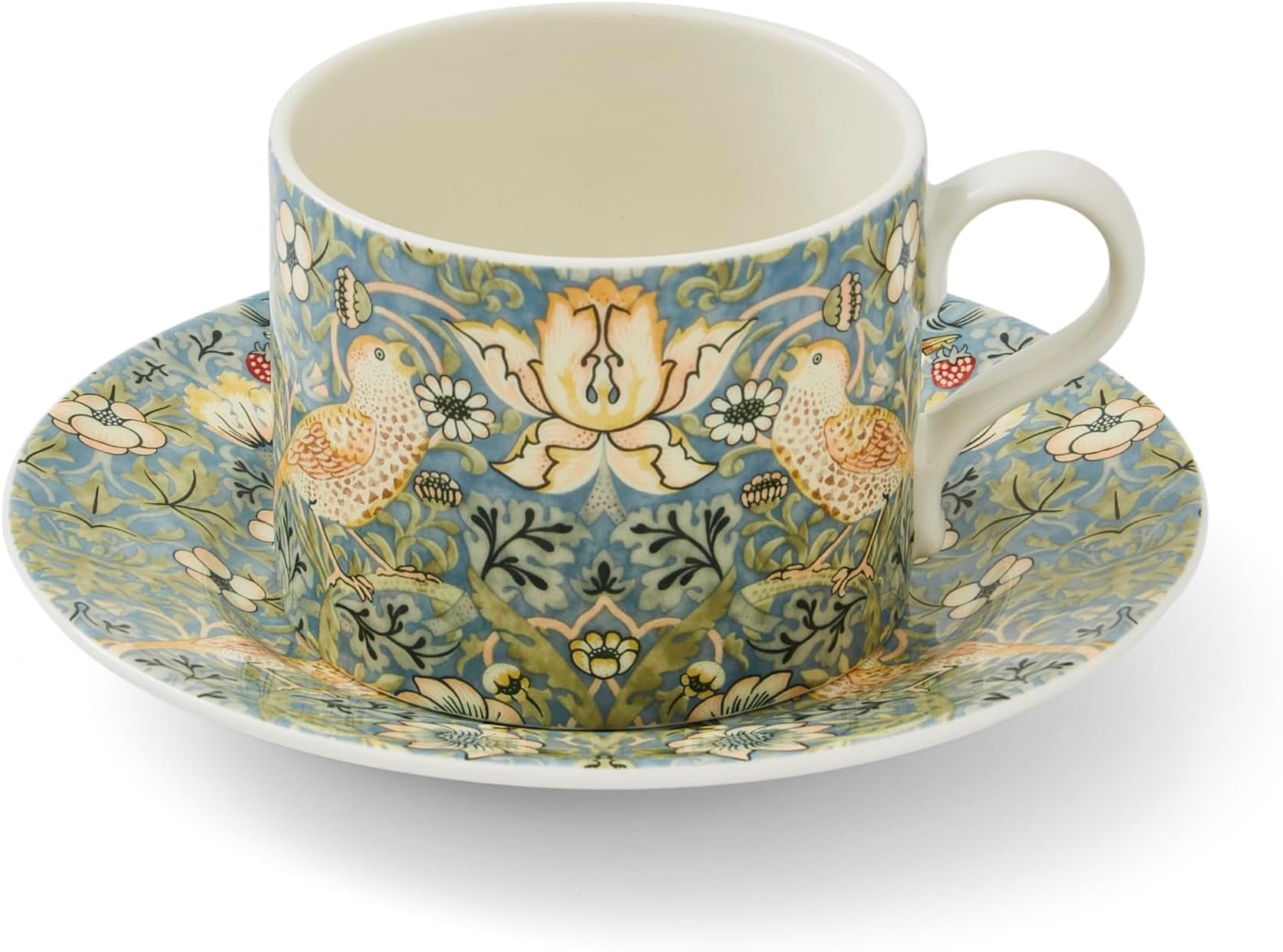 Morris and Co Tea Cup & Saucer The Strawberry Thief