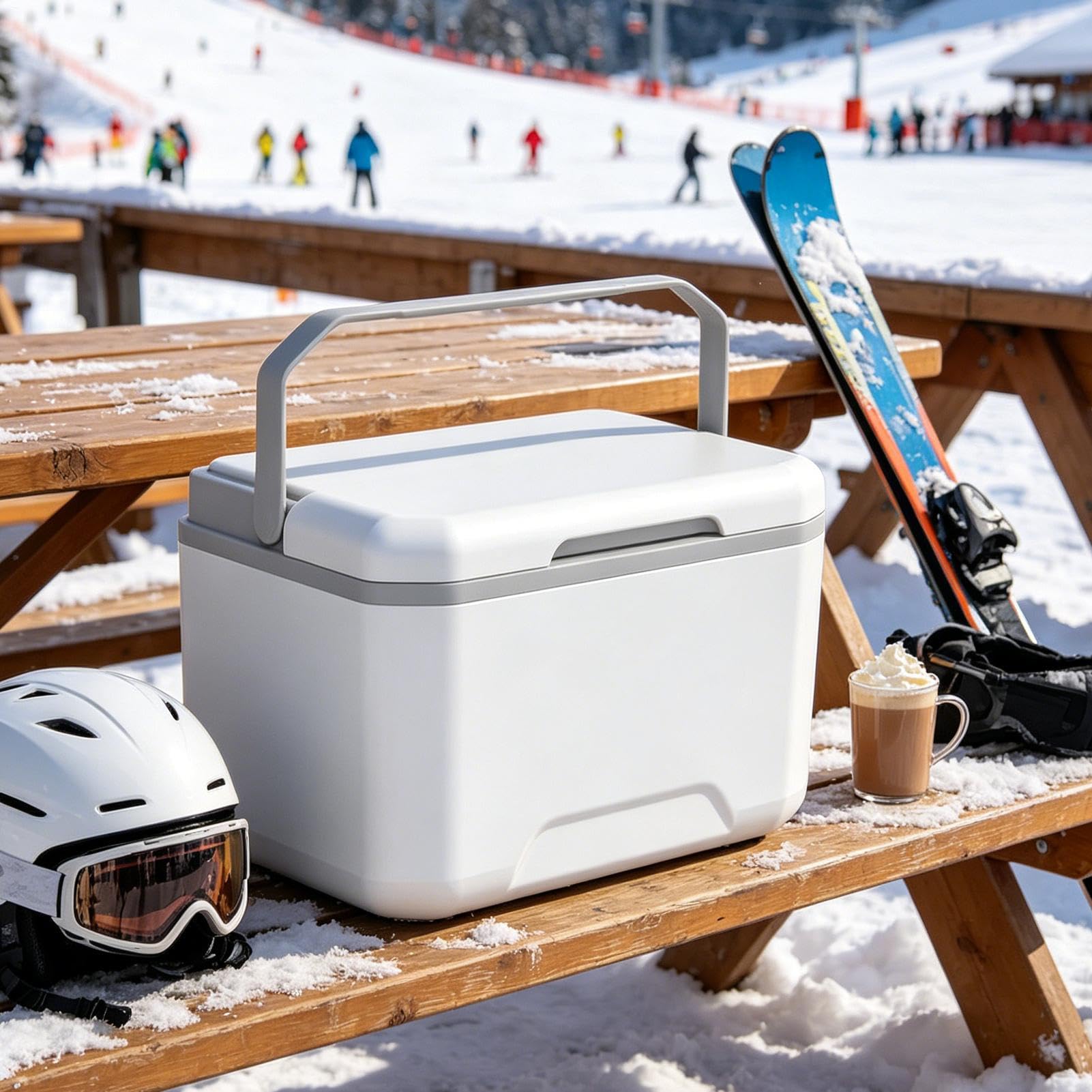 Cooler Contenitori Termici Portatili Per Alimenti 5 L | Box Frigo Rigido Per Campeggio All'aperto Pesca Escursionismo Barbecue Spiaggia Viaggi E Gite Fuori Porta