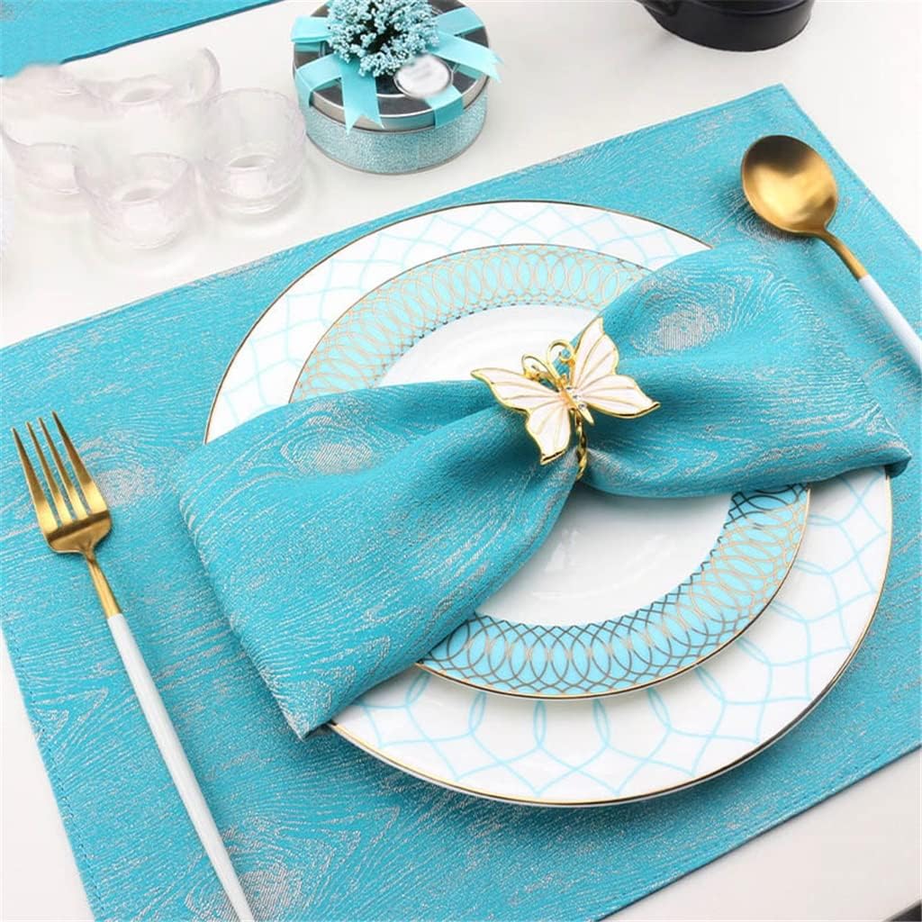 4 Pcs Table Mat Place Mat Pot Mat Polyester Linen Placemat Heat Insulation Table Mat