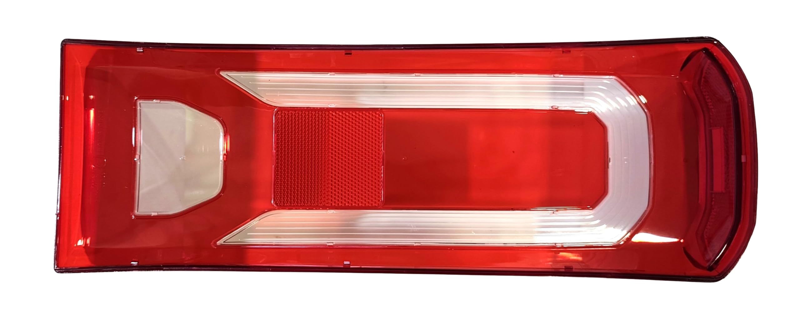2 x Rücklichtglas Rückleuchtenglas Lichtscheibe Glas Rückleuchten Heckleuchten für Mercedes Actros MP5 LKW Anhänger E-MARK Rot Weiß