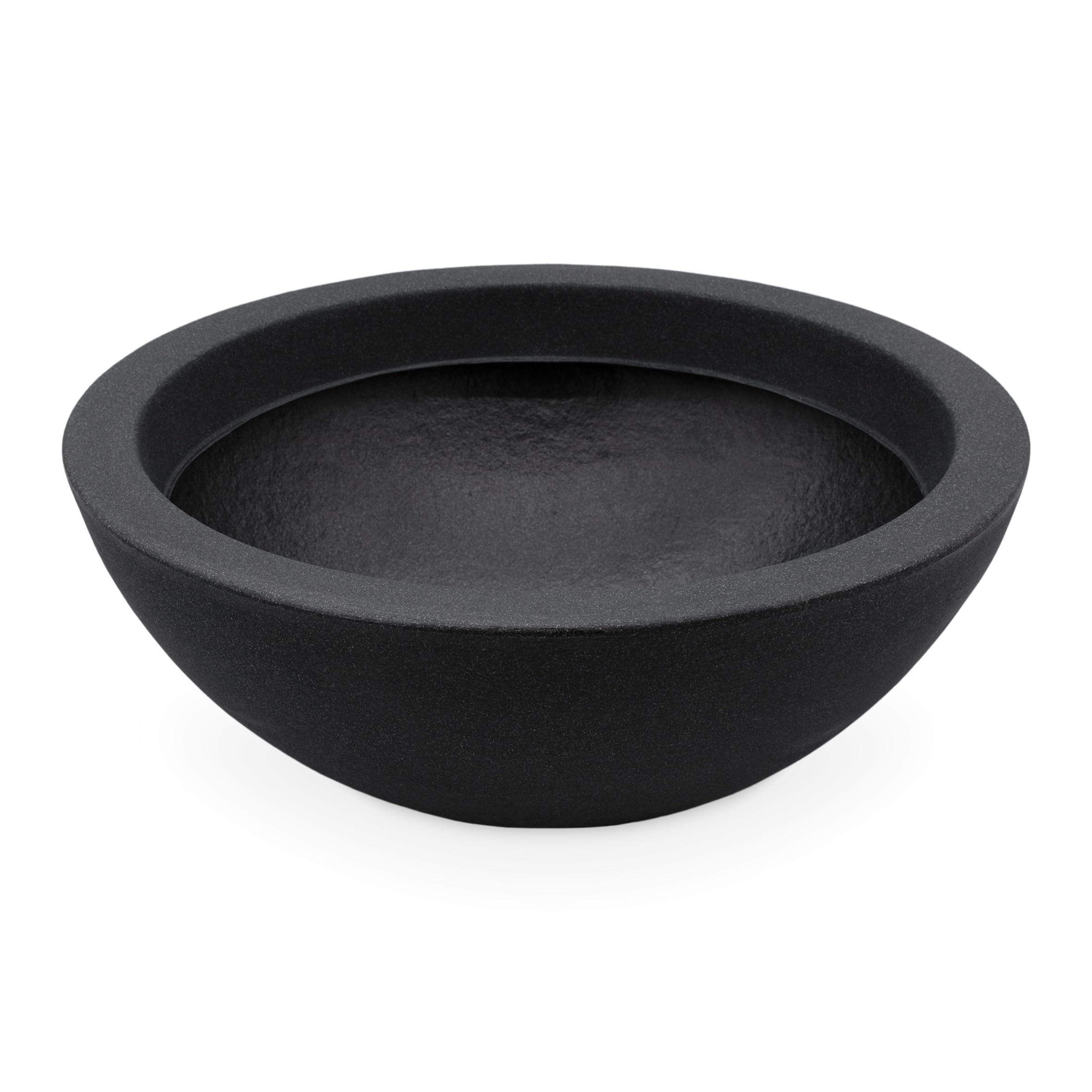 Spetebo Macetero de plástico antracita – 52 x 20 cm – Macetero
