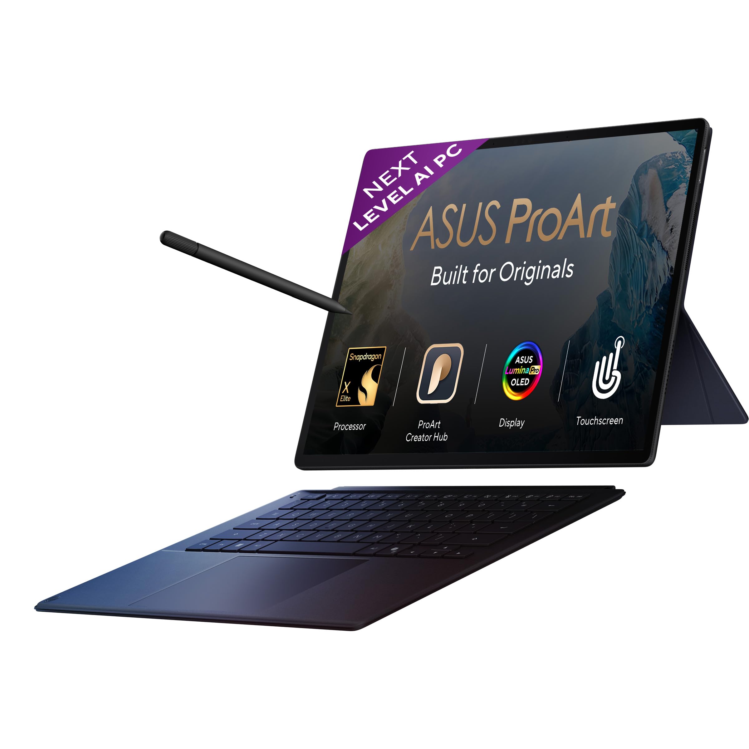 ASUS ProArt PZ14 (2026),Snapdragon® X2 Elite,Qualcomm Adreno iGPU,32GB/1TB,3K OLED,Touchscreen,14"(35.5 cm),144Hz,Win 11,M365 Basic(1Y),Office 24,Black,0.79 Kg,HT7407NA-SN024WS,Creator/Gaming Laptop-image-38