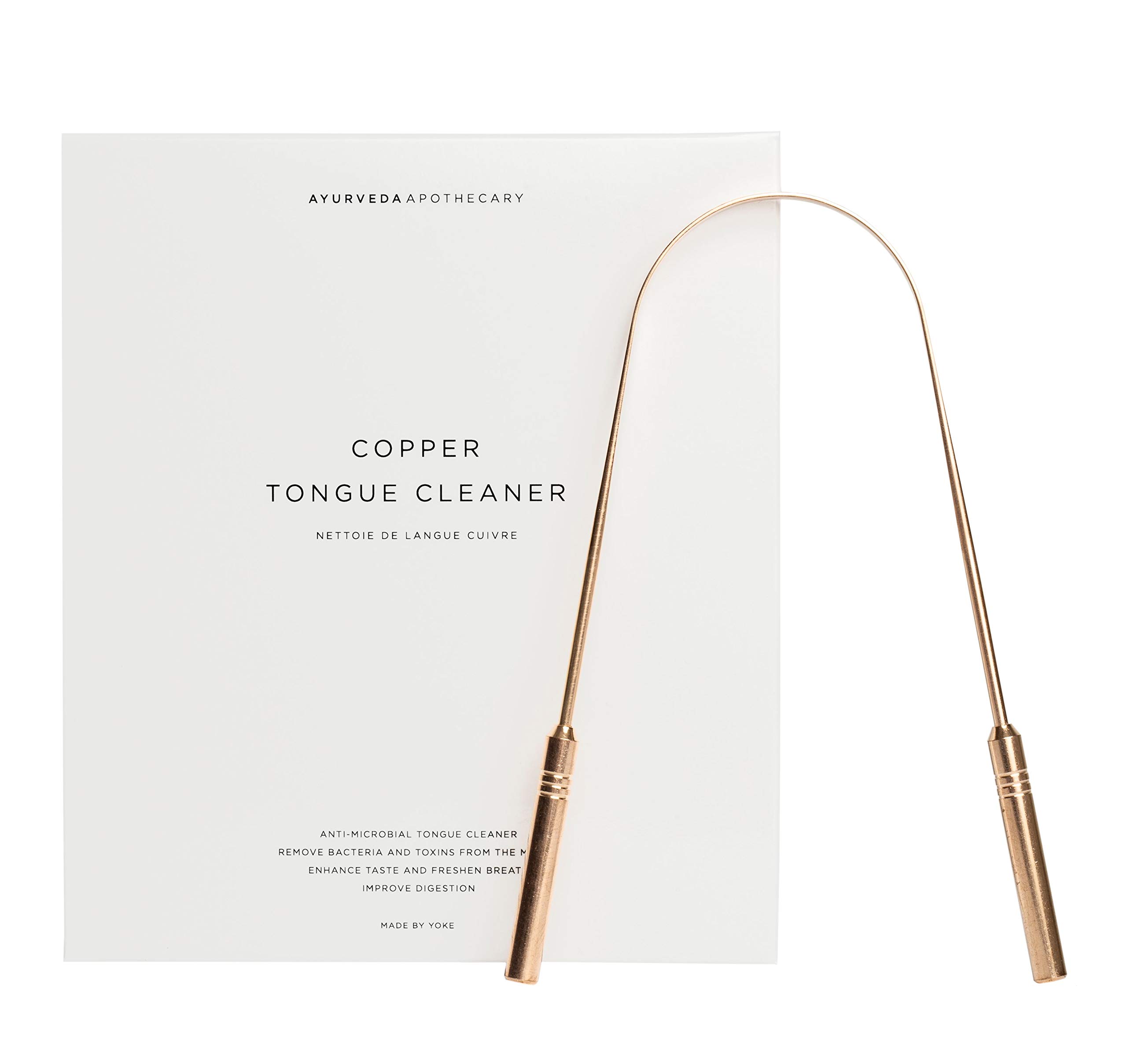 Buy Made by Yoke 100 Copper Tongue Scraper Ancient Ayurveda Tongue