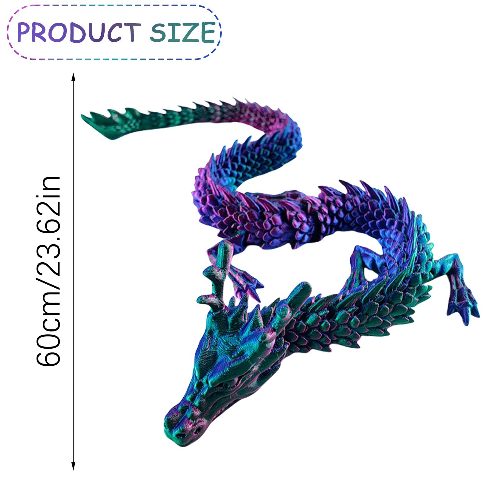 2026 Nuevo juguete de dragón con articulaciones móviles en 3D de gran , juguete de escritorio de 2026 Nuevo juguete de dragón con articulaciones móviles en 3D de gran , juguete de escritorio de