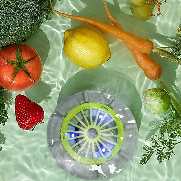 Portable Fruit and Vegetable Washer Cleaning Machine Waterproof USB Automatic Washer Spinner USB Fruit Cleaner - 5