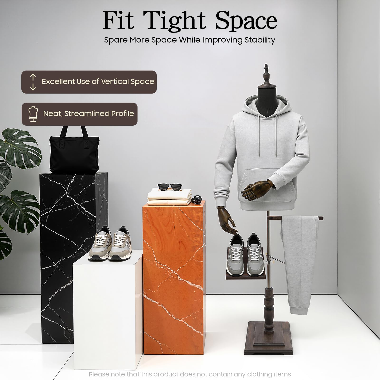 Maniquí de sastre para hombre, maniquí para tiendas de ropa, maniquí de altura ajustable, maniquí de escaparate adecuado para boutiques, grandes almacenes, sastrería y tiendas de ropa