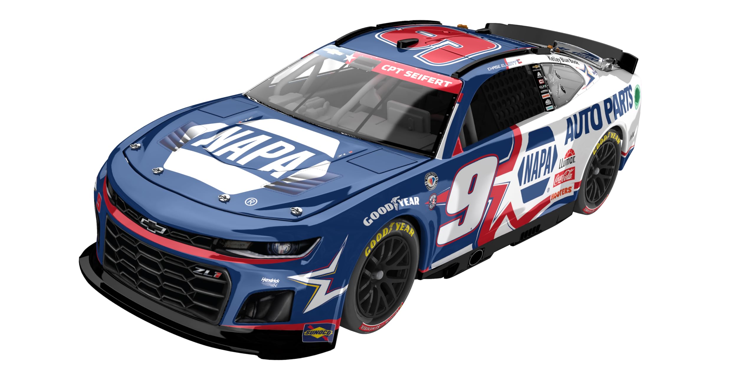 Chase Elliott 2024 #9 UniFirst Diecast Car - 1/64 Scale