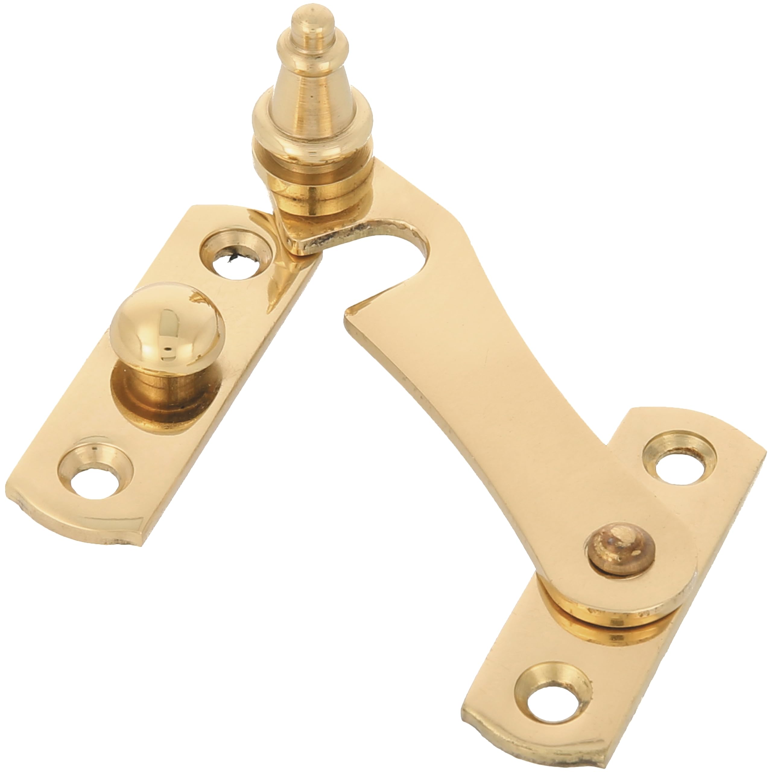 Amig, Gold Sewer for Shutters with Reverse Hook Mod. 3-75 x 46 mm, Polished Brass - Image 3
