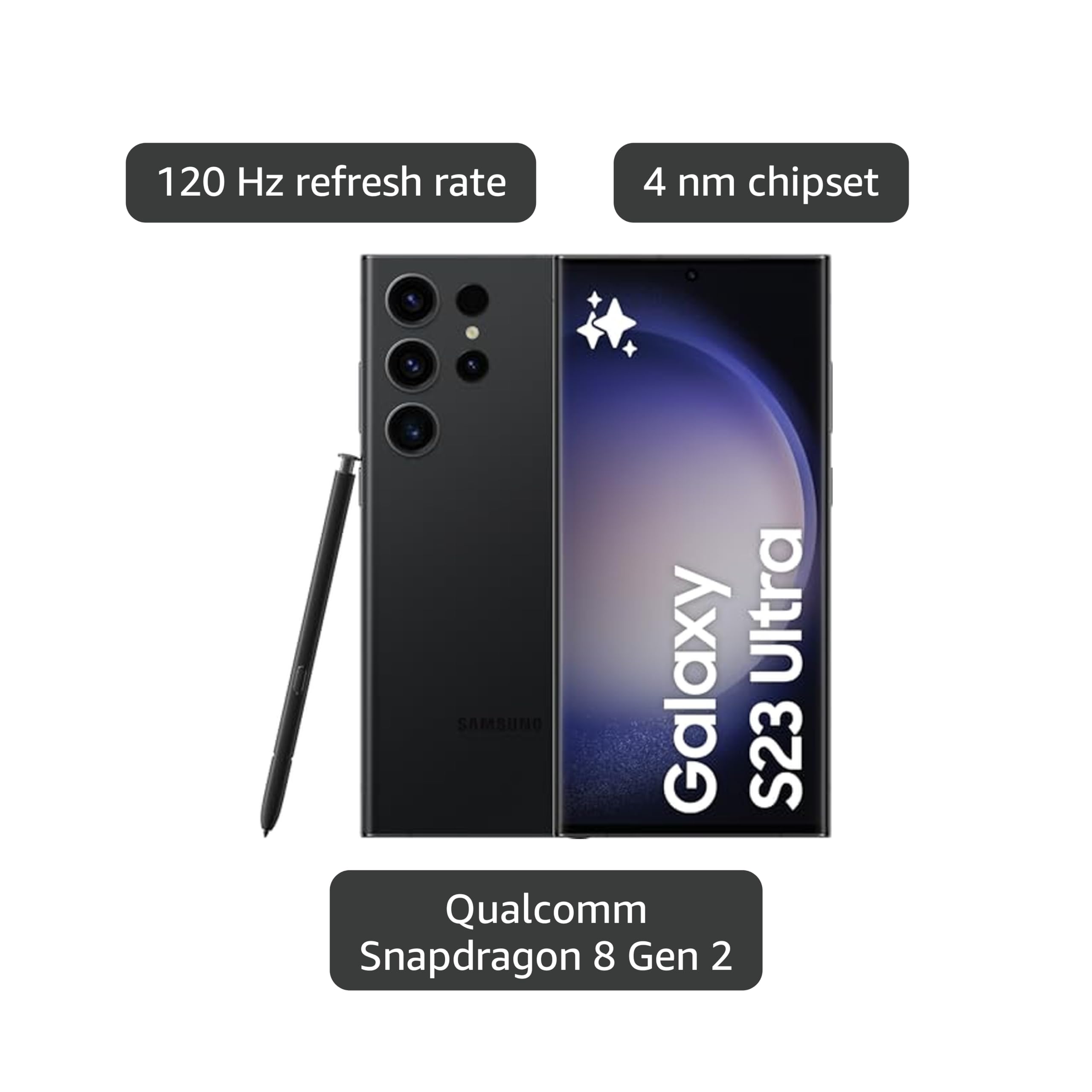Amazon.com: Samsung Galaxy S23 Ultra 5G SM-S918B/DS 256GB 12GB RAM
