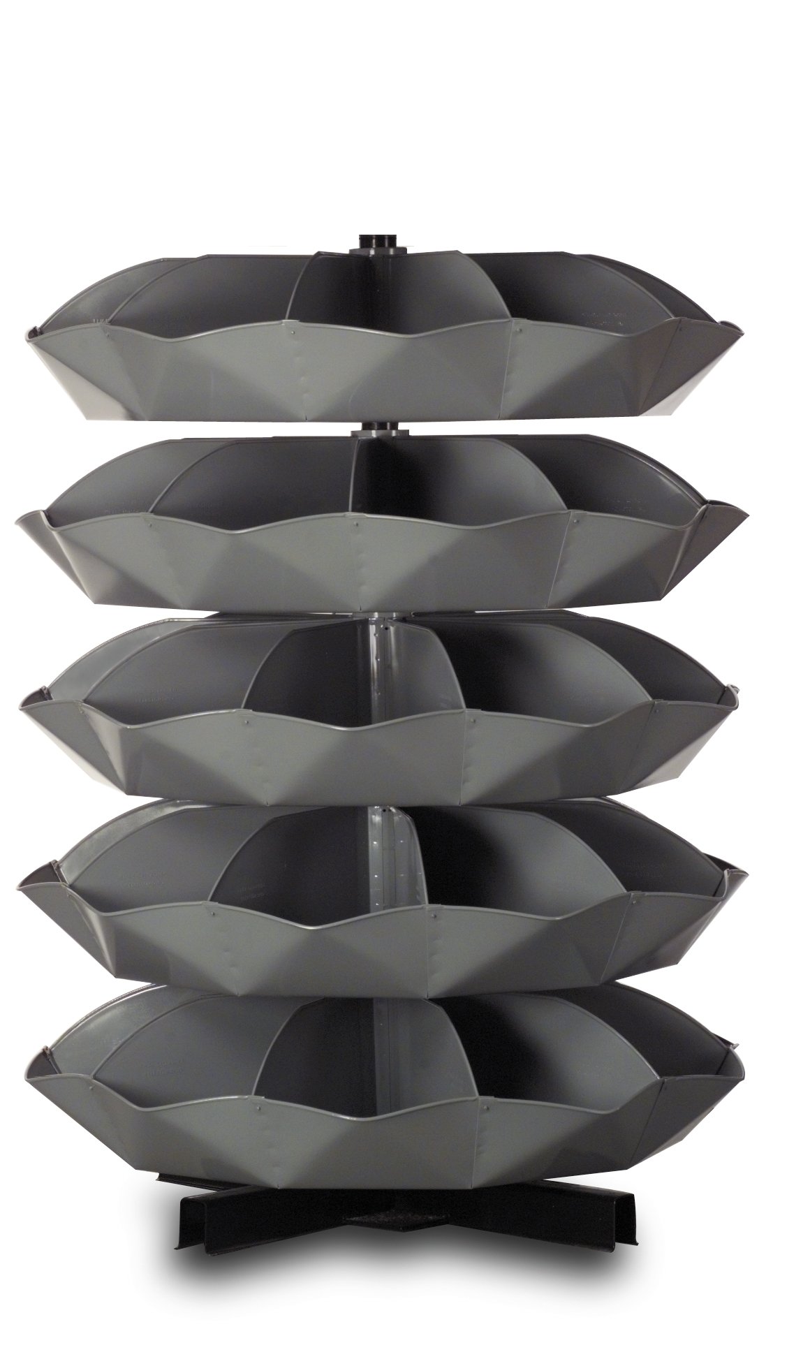 Manufacturing 1535-95 Rotabin 5 Shelf 44" (10 compartments per shell)