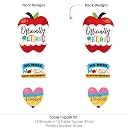 Big Dot of Happiness Teacher Retirement - Happy Retirement Party Centerpiece Sticks - Table Toppers - Set of 15 gallery image