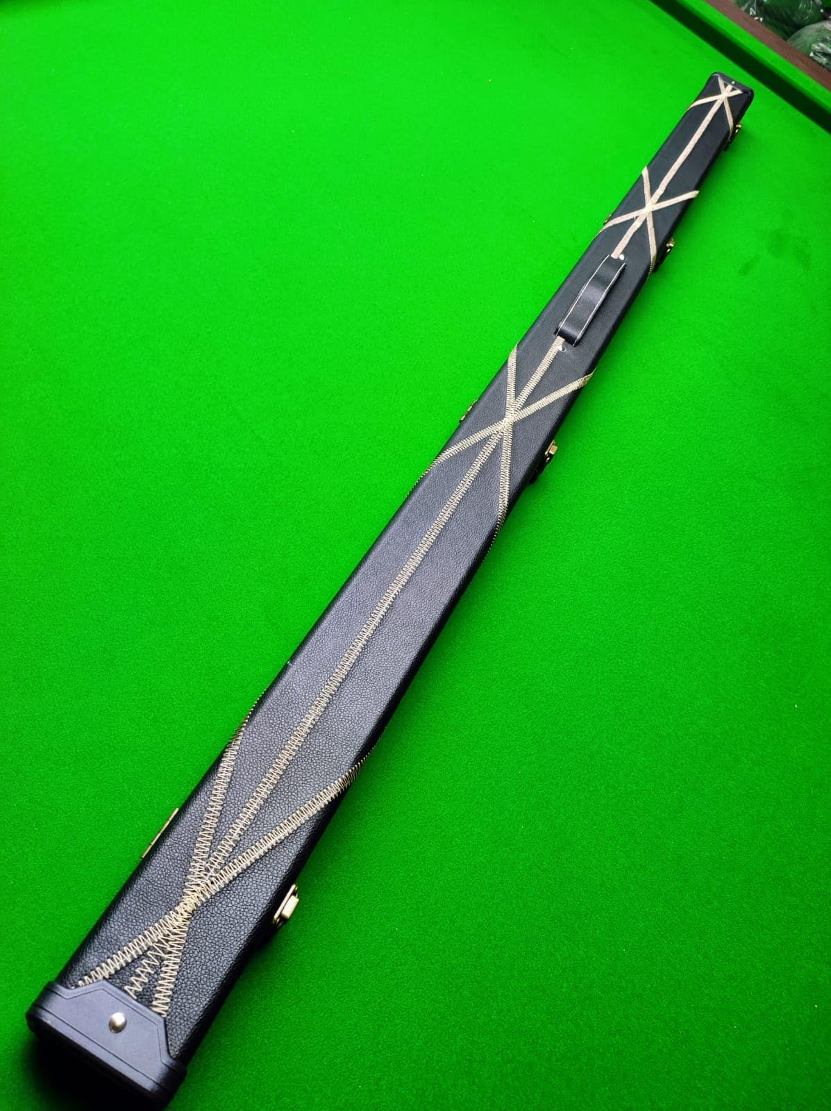 Laxmi Ganesh Billiard Snooker Cue Cases for Single Piece Black Leather-image-38