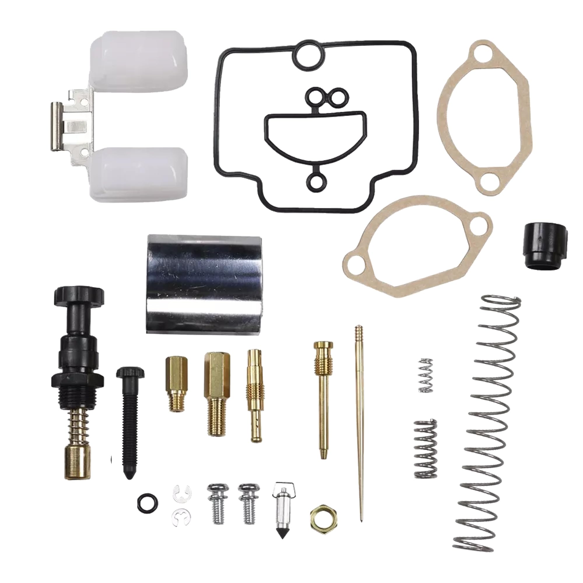 28mm Carburetor Rebuild Kit Compatible With Keihin PWK 28mm, Motorcycle Carburetor Carb Rebuild Kit Rebuild Repair Kit Compatible With PWK Keihin OKO Spare Jet Sets