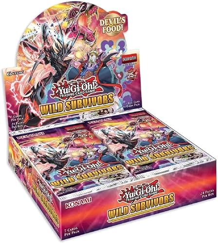 Miniatura 2 de Konami Yu-Gi-Oh! Wild Survivors Box con 24 sobres