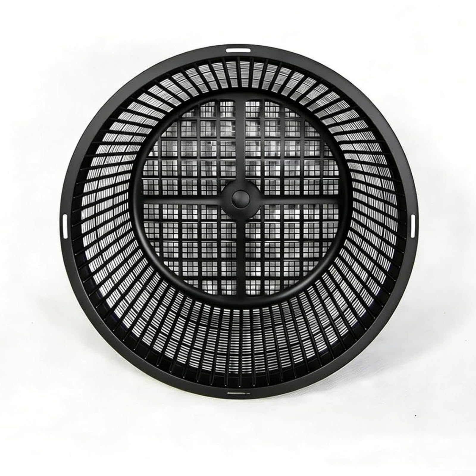 Contenitore per piante acquatiche per il controllo delle radici dello stagno, 21,6 cm, rotondo, a rete, nero (5 pezzi)