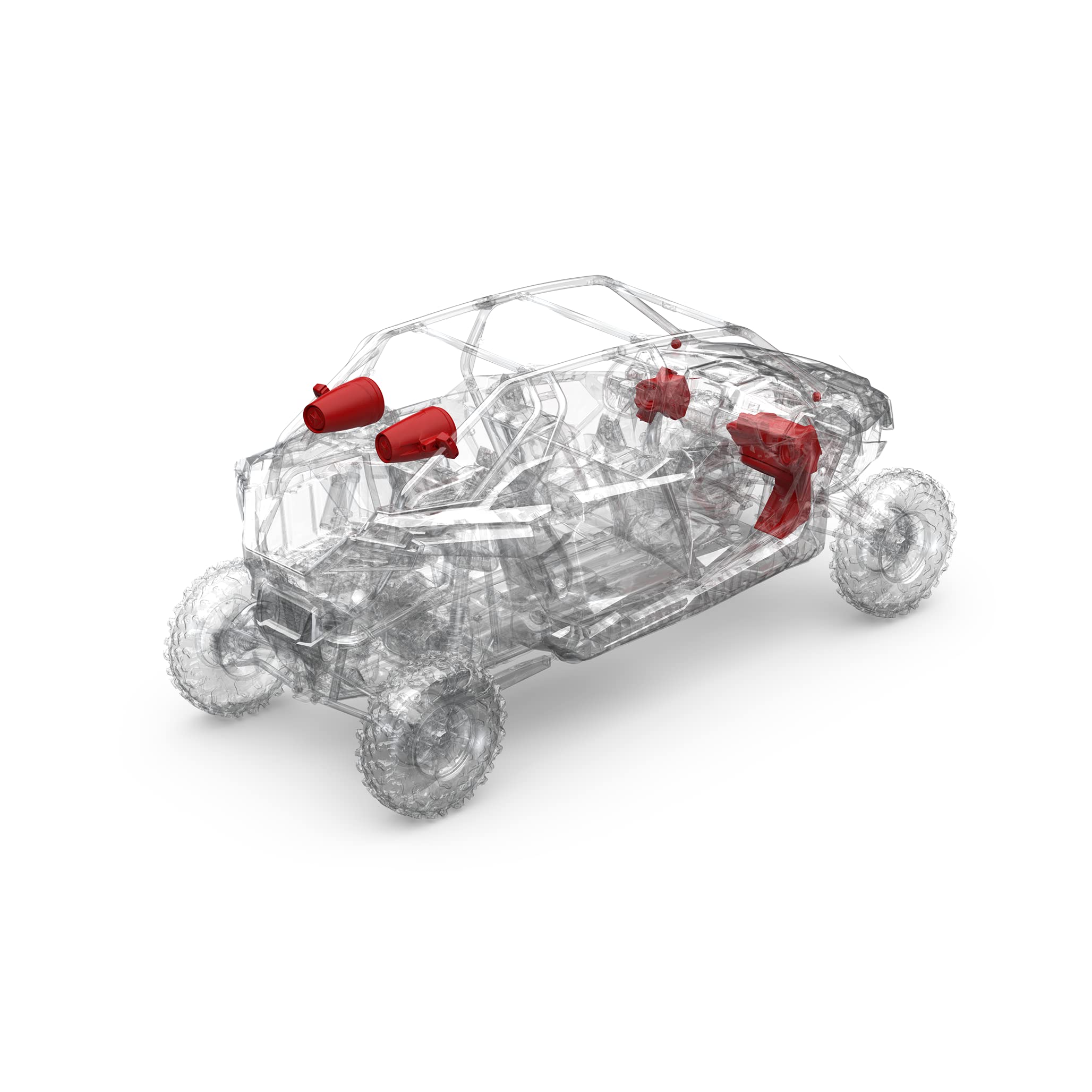 Rockford Fosgate RZR19RCPXP-STG6 Audio Kit: Ride Command Interface, 1500-Watt Amp, Front Speakers & M2 Tweeters, M2 Color Optix 10” Subwoofer & M2 8” Rear Speakers for Select RZR Pro XP Models (2019+)