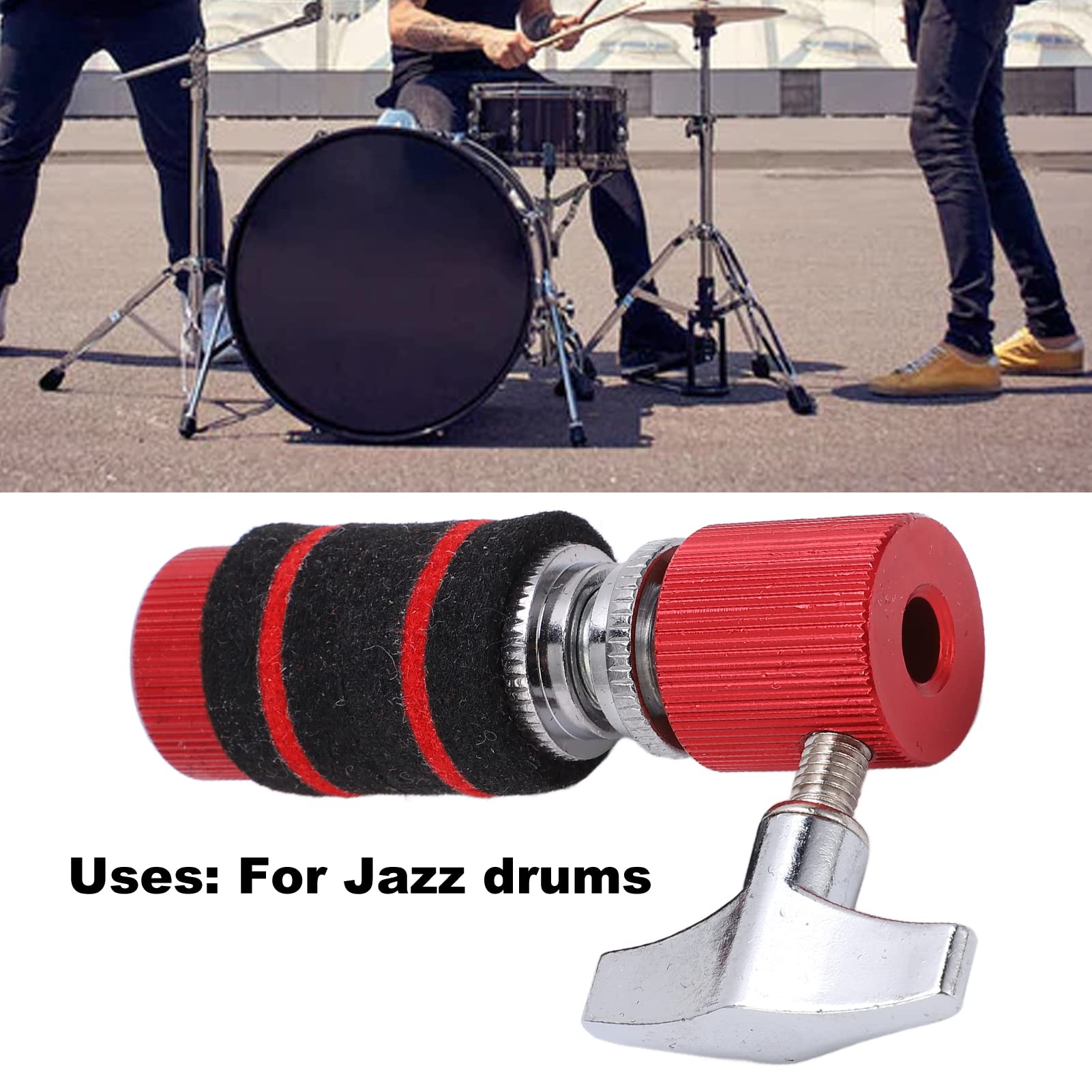 Frizioni per Charleston, Frizione in Metallo Resistente e Durabile, Accessori Batteria Jazz con Supporti Solidi Affidabili, for Musicisti Jazz Professionisti e Uso in Cucina