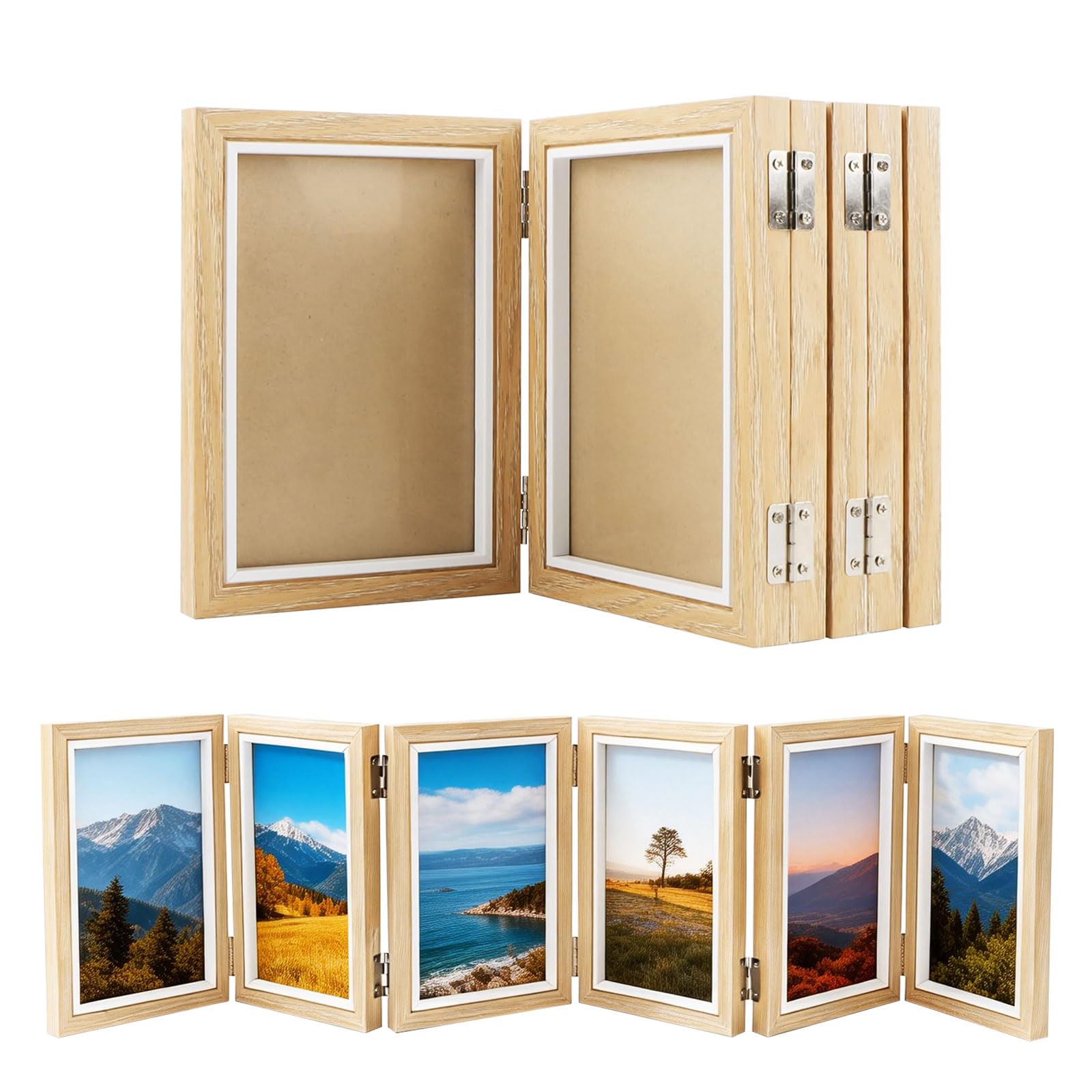 Cadre photo cadeau d'anniversaire et mariage pour 6 vues 10x15