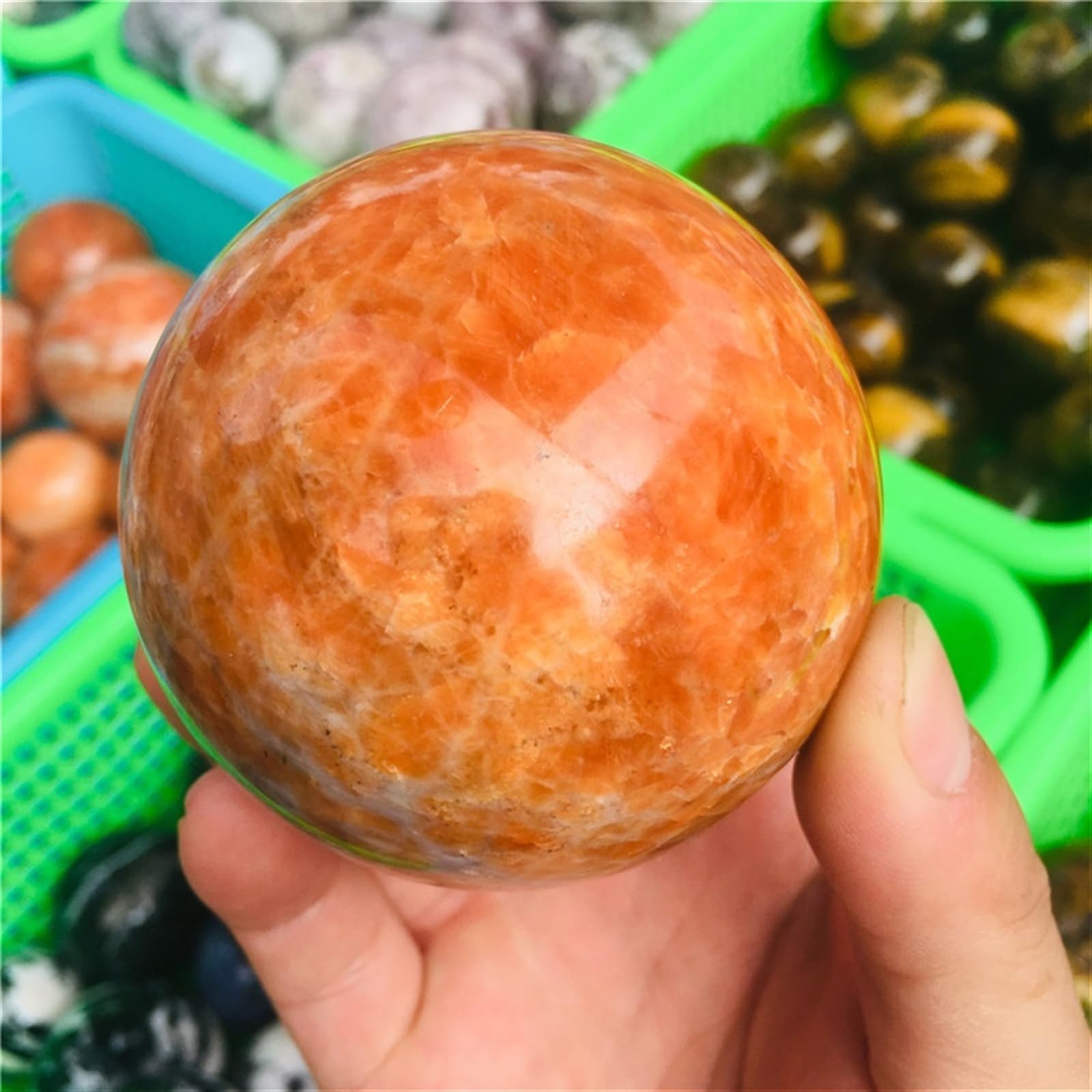 Bellissimo Sfera di Cristal di Quarzo Naturale Sfera di Decorazione della casa in Pietra del Sole Regalo